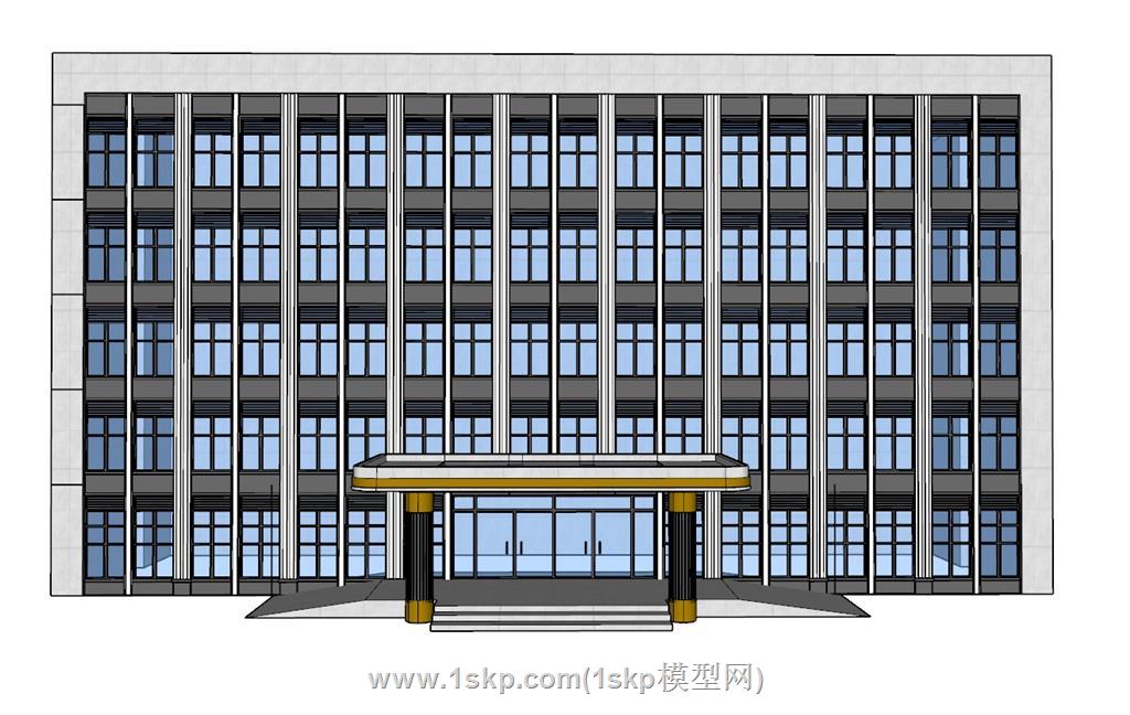 行政办公楼酒店SU模型