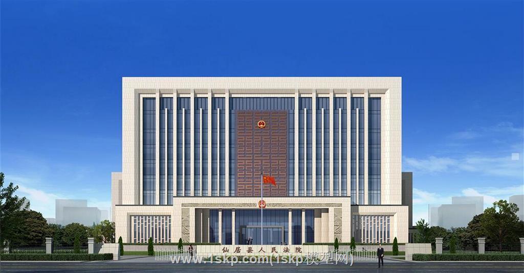 行政办公楼法院SU模型