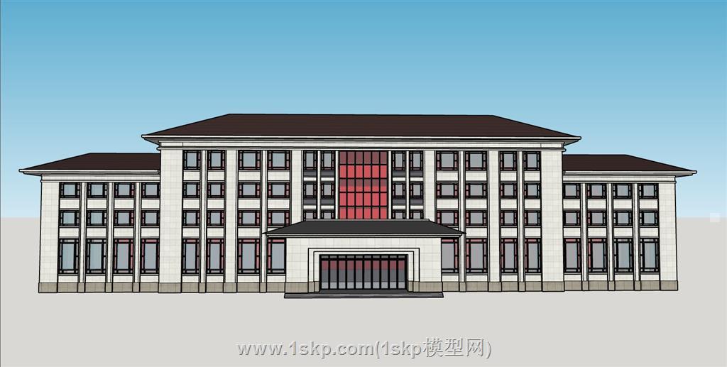 行政办公楼SU模型