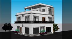 住宅自建房SU模型