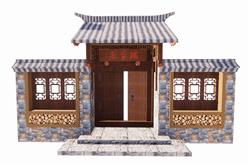 庭院门SU模型