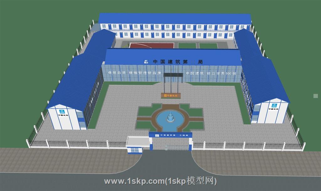 临建板房SU模型