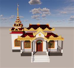 泰式住宅建筑SU模型
