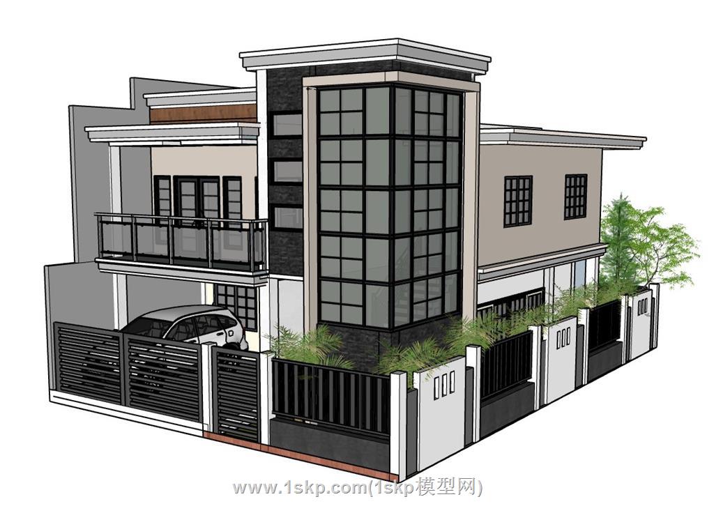 住宅建筑SU模型