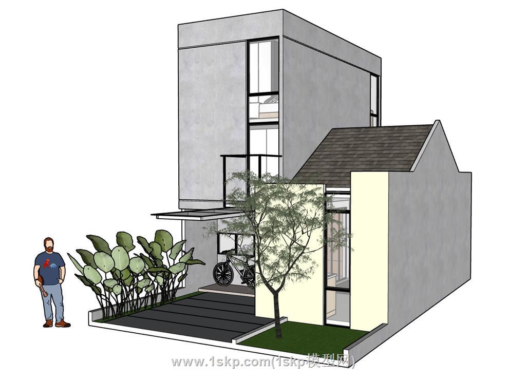 住宅房屋建筑SU模型