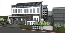 校园学校SU模型