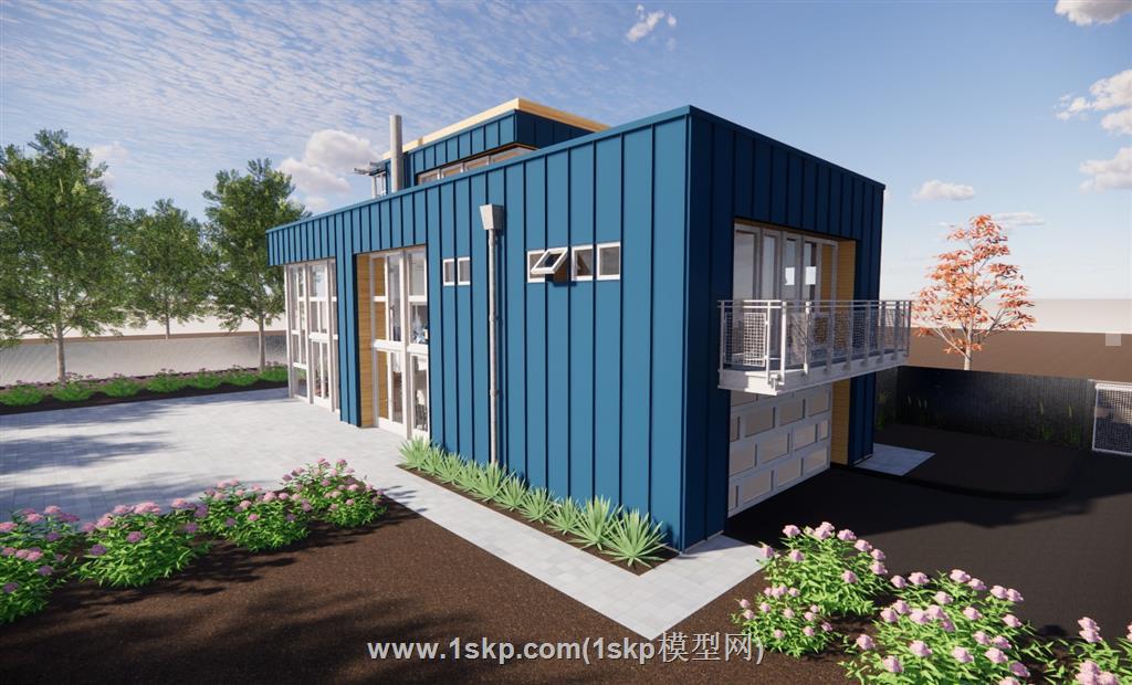集装箱住宅SU模型