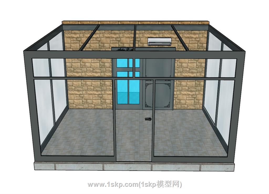 阳光房SU模型