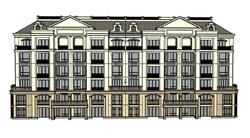 公寓住宅建筑SU模型