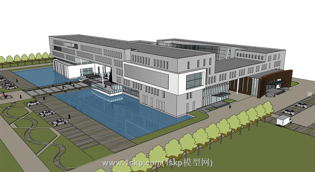老年大学活动中心SU模型