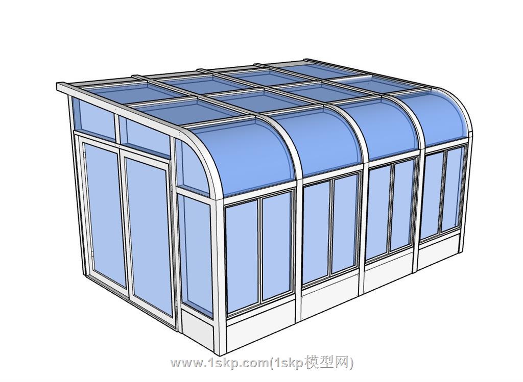 阳光房SU模型