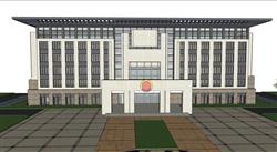 办公楼行政SU模型