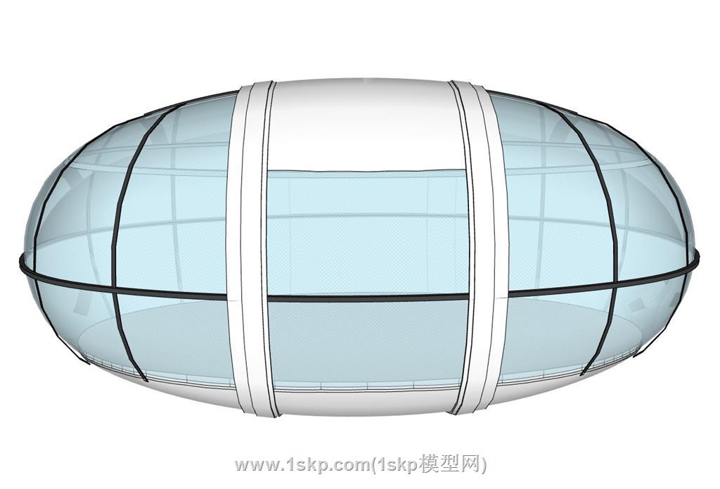 太空舱SU模型