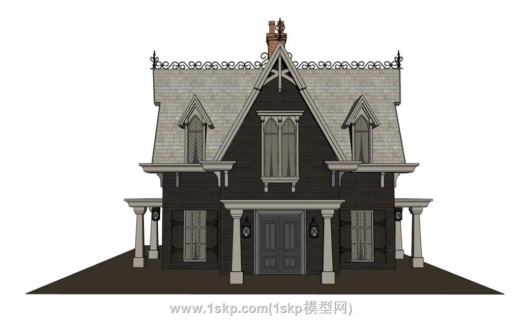 鬼屋住宅SU模型