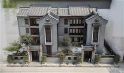别墅中式双拼SU模型