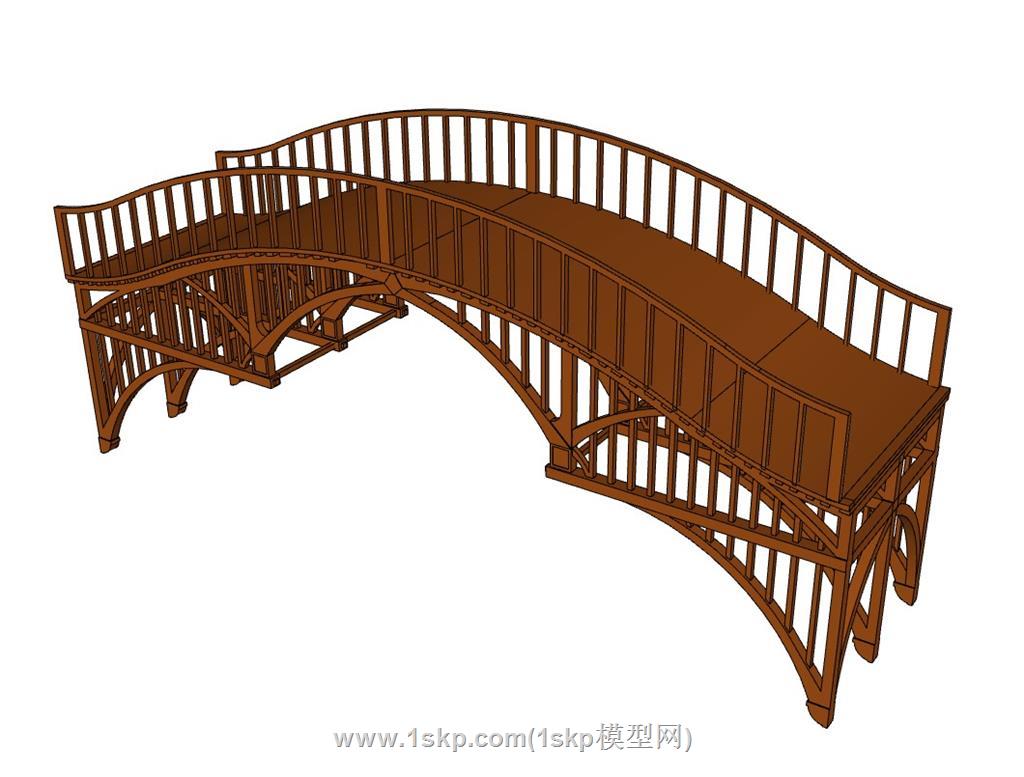 小桥桥SU模型