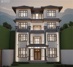 农村别墅自建房SU模型