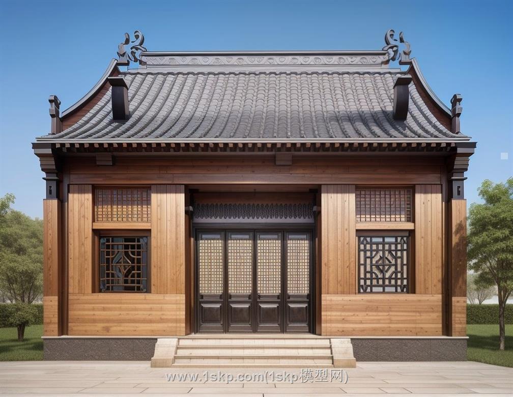 山西民居SU模型