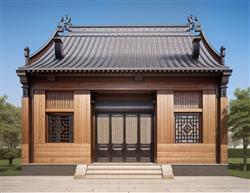 山西民居SU模型