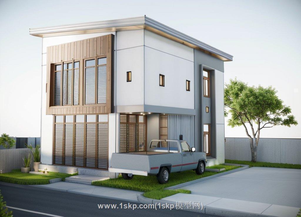 别墅住宅房屋SU模型