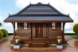 泰式民居房屋SU模型