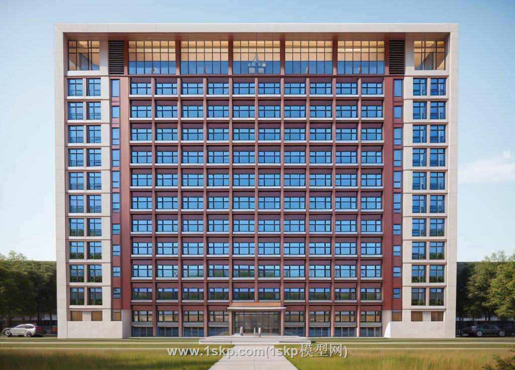 医院建筑大楼SU模型