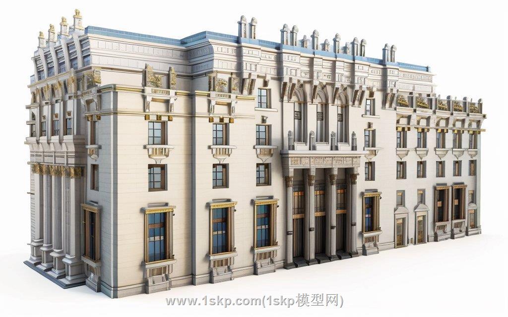 利马老城古建筑SU模型
