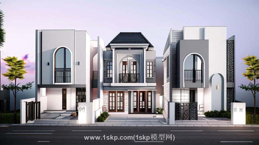 别墅住宅SU模型