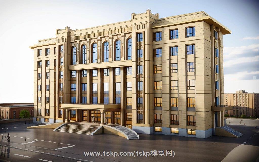 行政办公楼SU模型