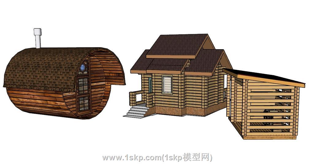 木屋SU模型