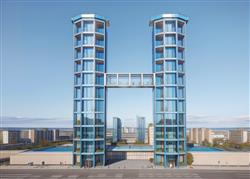 H形玻璃建筑SU模型