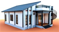 休闲住宅建筑SU模型