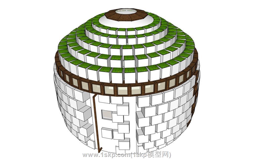 异形建筑SU模型