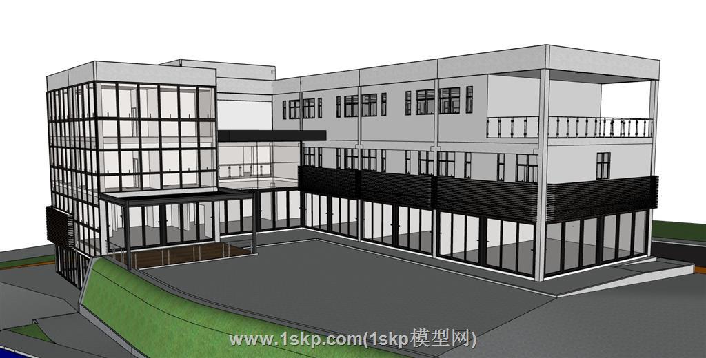 简约办公楼建筑