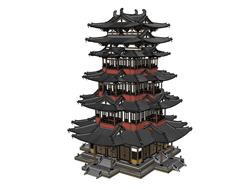 汉唐风古建筑阁楼