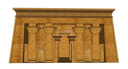 古埃及石庙寺庙建筑