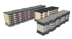 老小区建筑公寓楼