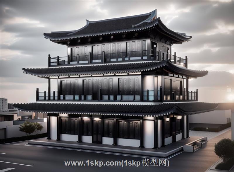 中式古建筑阁楼