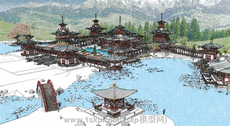 古建筑场景