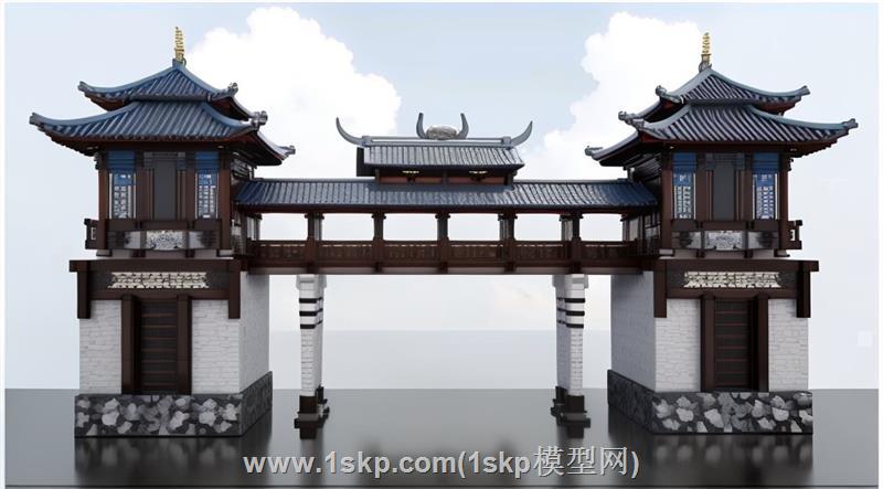 苗族少数民族大门