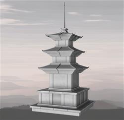 佛教舍利塔古塔