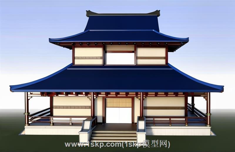 日式古代住宅的建筑