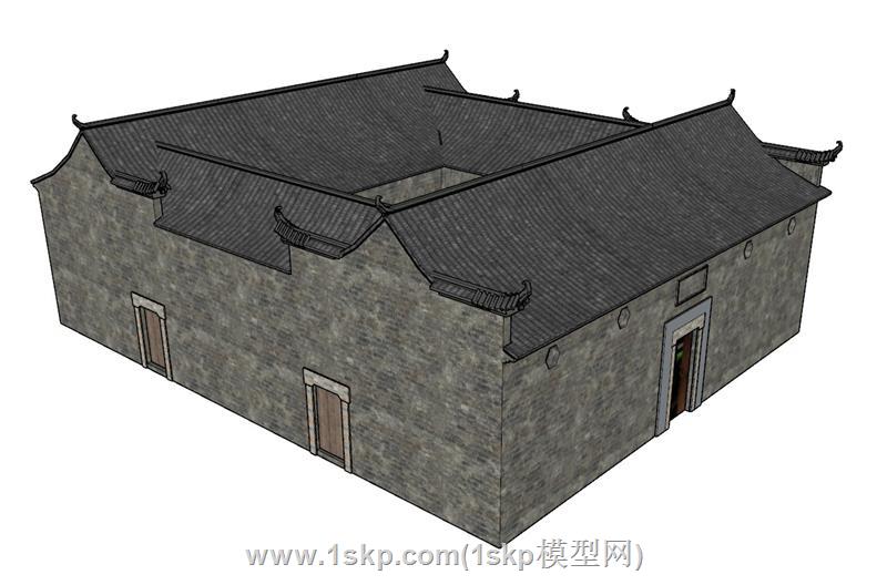 中式民居民房建筑