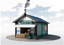 日本建筑豆腐店