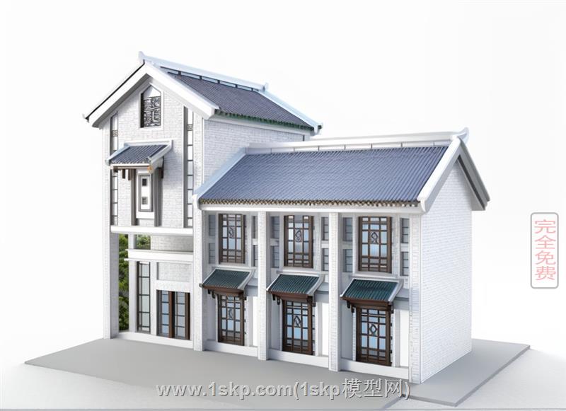 中式客栈仿古建筑