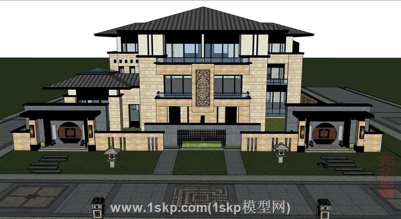 中式的别墅住宅