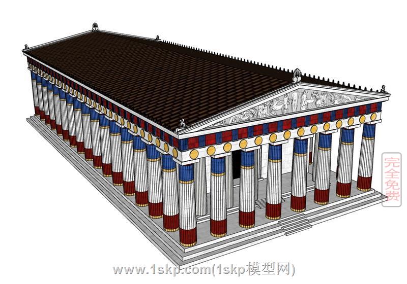 帕特农神庙仿古建筑
