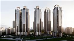 古典的高层小区建筑