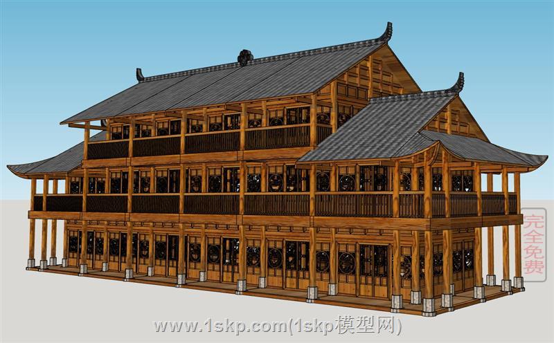 土家木楼建筑