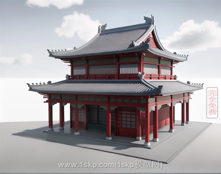 中式的古建筑正殿